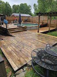 Deck Pressure wash