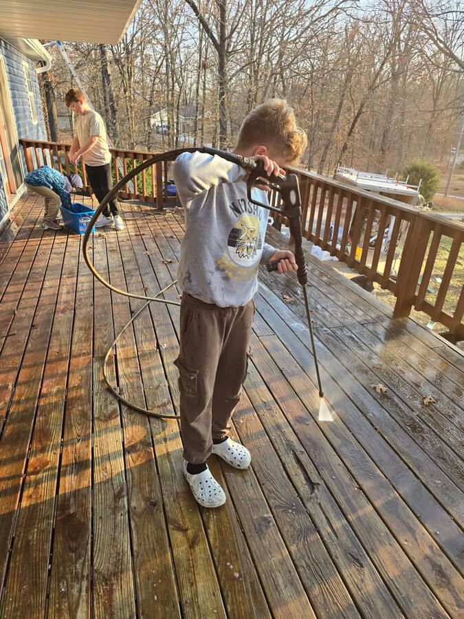 Deck Washing