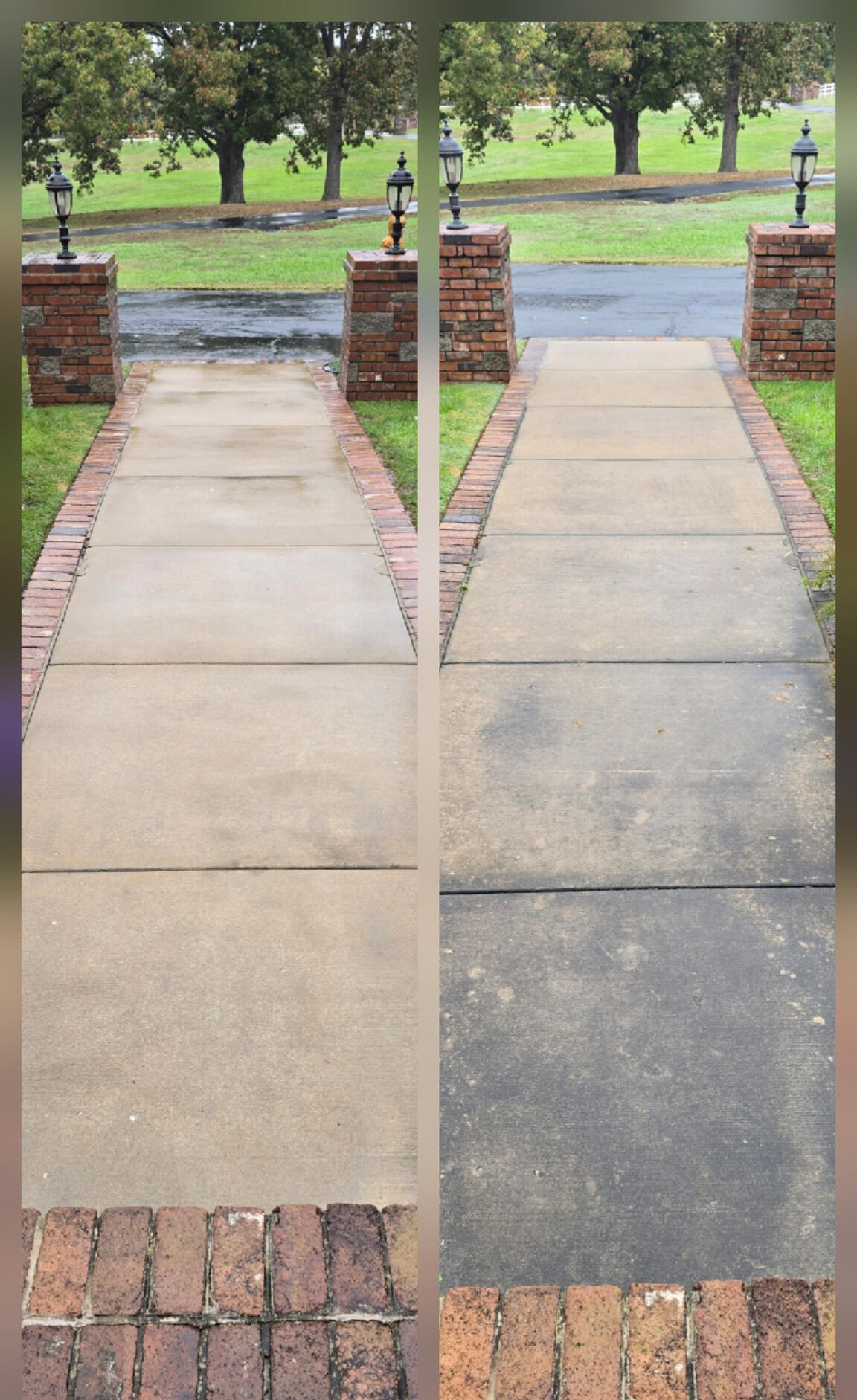 Sidewalk Pressuring Washing